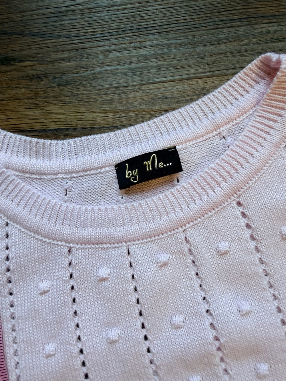 Light Pink Ruffle Sleeve Sweater - Picture 9 of 14